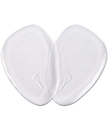 Muyin Heel Cup Gel Pads - Anti-Wear Forefoot Pillows for Men | Comfort for Achilles Treatment & Cracked Heels - Size S Transparent - Buy Online on GoSupps.com
