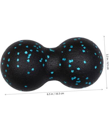 Marmerdo Massage Ball - 16.5x8.5x2cm Blue Peanut Gymnastics & Lacrosse Device for Foot Neck and Muscle Massage | Ideal Fitness & Yoga Tool - Buy Online on GoSupps.com
