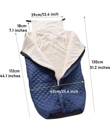 Fleece-Lined Wheelchair Cosy Cover Half Body Type Wheelchair Cosy Winter Water Proof Fleece Lining Wheelchair Accessories Blanket Leg and Instep Warmer for Disabled Senio - Buy Online on GoSupps.com
