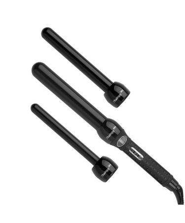 Tri-Curl Multi Barrel Digital Clipless Curling Iron