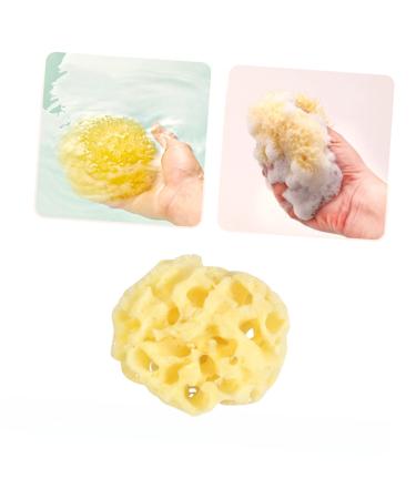 minkissy 1pc Bath Shower Sponge Natural Sponge Bath Sponges for Shower Body Sponge Sea Sponge for Bathing Greek Natural Seaweed Sponge Sponges for Bathing Baby Honeycomb Mesh Ball