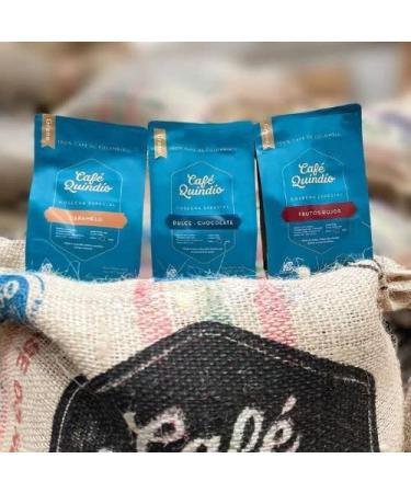 Whole bean Roasted Quindio Coffee Berry and Caramel flavor (2 pack) Cafe Quindio Grano Frutos y Caramelo Colombian Coffee Bean Coffee Whole Bean Colombian Coffee - Buy Online on GoSupps.com