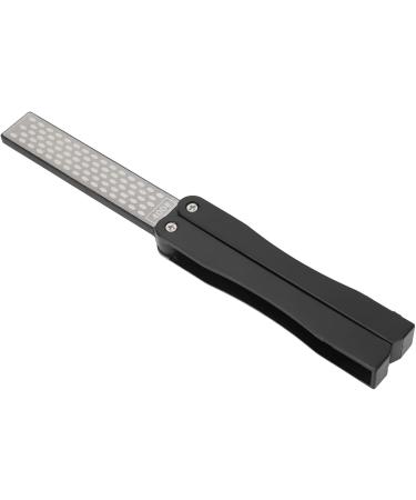 Yuecoom Portable Double-Sided Razors - Emery Fan-Shaped Folding Pocket Razors for Outdoor Gardening & More (Black) | International Shipping Available - Buy Online on GoSupps.com