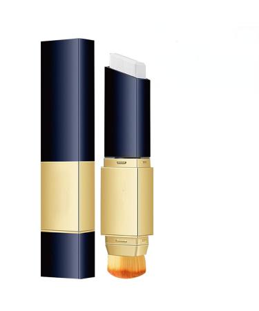 Double Sided Concealer with Brush, Dual Action Full Coverage Foundation Stick, 2-in-1 Color Changing Full Coverage Foundation Stick, Long Lasting Full Coverage Foundation Stick. (1 x Lvory)