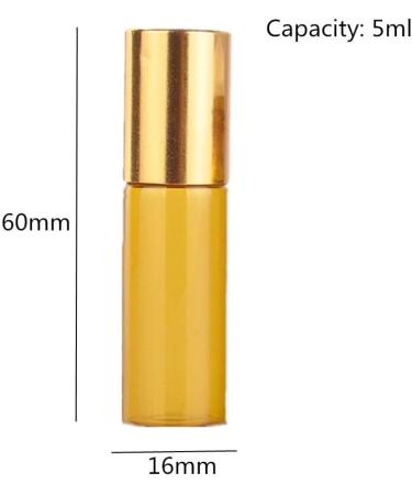 XD Essential Oils Roll-On Bottles | Stainless Steel Roller Ball Containers for E-Commerce | Perfect for Ethereal Oils - Buy Online on GoSupps.com