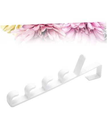 Baluue Multifunctional Clothing Rack Hangers 2pcs 5 Towel Hooks Hanging Rack Multifunction Door Hanger Multifunctional Hanger 2pcs White - Buy Online on GoSupps.com