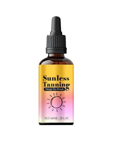 G n rique -Tanning Drops Gradual Bronzing Hydrating Facial Tanner 60ml for Natural Glow Moisturizing Sunless Tan Enhancer Desired Sun-Kissed Natural Look Set