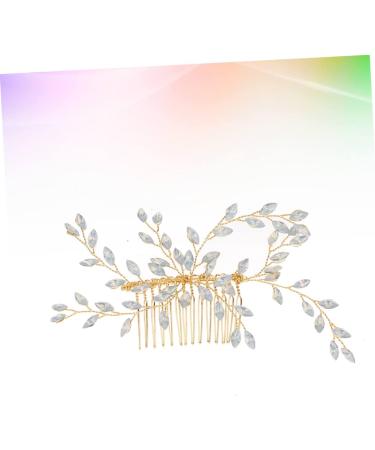 FRCOLOR Bridal Headpiece Wedding Hair Accessories Bridal Headdress Bridal Hair Accessories White Comb Bride - Buy Online on GoSupps.com