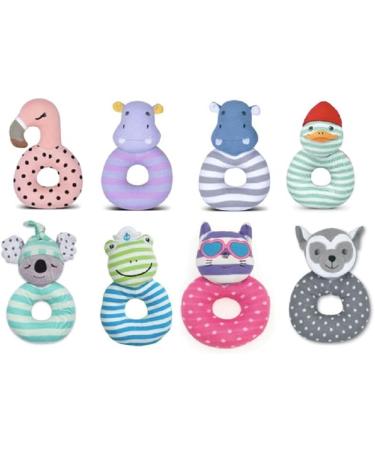 Organic Farm Buddies Frenchy Fox Teething Rattle - Eco-Friendly Teether for Babies - Buy Online on GoSupps.com