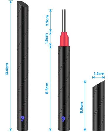 Wireless Otoscope Earwax Removal 1080P HD WiFi Ear Wax Remover Endoscope with Blue Light Disinfection Light for Children Adults Pets - Buy Online on GoSupps.com