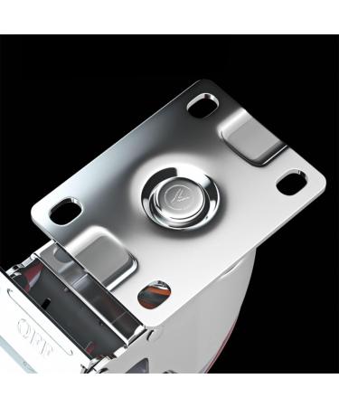 Threaded Shaft Swivel Castors Ball Castors Set of 4 Heavy Duty Quiet Castors Industrial Swivel Castors Locking Castors Replacement Castors for Cabinet Ottoman Bench(3" 2Swivel+2Locking) 2Swivel+2Locking 3" - Buy Online on GoSupps.com