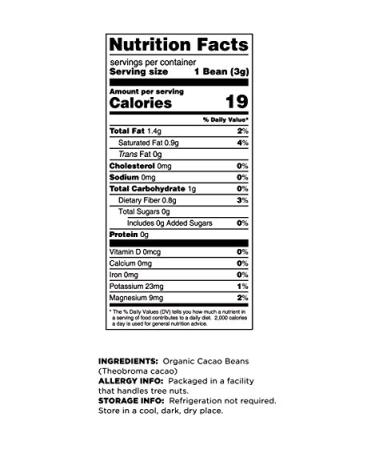 Terrasoul Superfoods Organic Criollo Cacao Beans 1lb - Raw & Pure - Buy Online on GoSupps.com