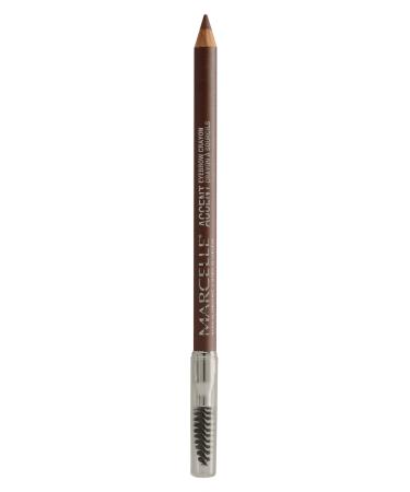 Marcelle Accent Eyebrow Crayon Medium Brown 2-in-1 Eyebrow Pencil Rich Matte Colour Smooth & Easy Application Hypoallergenic Fragrance-Free Cruelty-Free 1.05 g