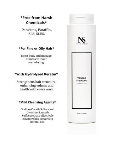 Nunzio Saviano Volume Shampoo - Elevate Your Haircare for Luxurious Volume | Shop Internationally - Buy Online on GoSupps.com