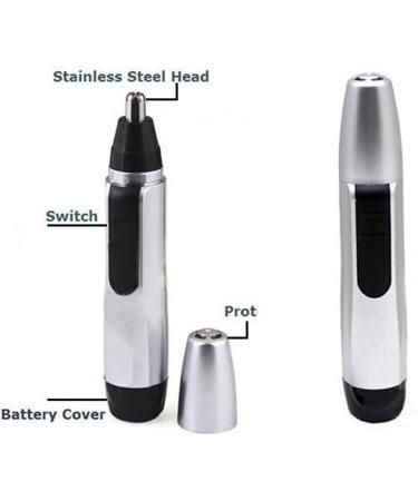 Portable Mini Electric Nose Hair Trimmer & Eyebrow Cutter for Men & Women - Safe Hair Removal Tool - Buy Online on GoSupps.com