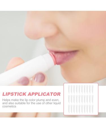 Minkissy 30Pcs Lip Brush Set Lipstick Lip Gloss Wands Silicone Lip Scrubber & Lip Balm Applicator White Perfect for Makeup Application & Eyes Cream International Shipping Available - Buy Online on GoSupps.com