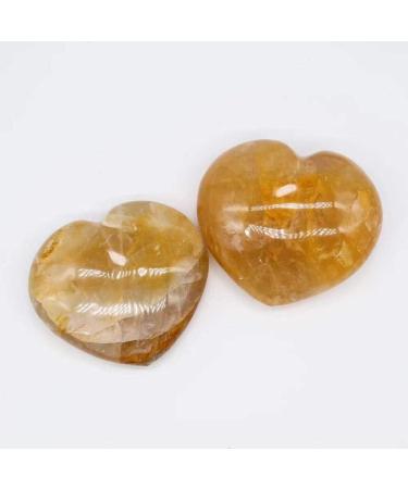 Natural Crystal Rough 1pc 60mm-70mm Natural Crystal Folk Crafts Gemstone Heart for Gift - Buy Online on GoSupps.com