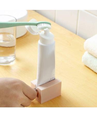 Soaying 4Pcs Multifunctional Toothpaste Tube Squeezer Plastic Tooth Paste Holder Dispenser - Buy Online on GoSupps.com