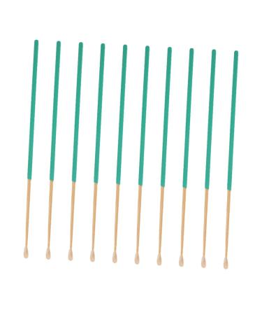 HOLIDYOYO 10Pcs Green Earwax Picks with Non-Slip Handle Ear Cleaning Sticks for Itch Relief and Wax Removal Polished Safety Tools for Daily Use and Travel