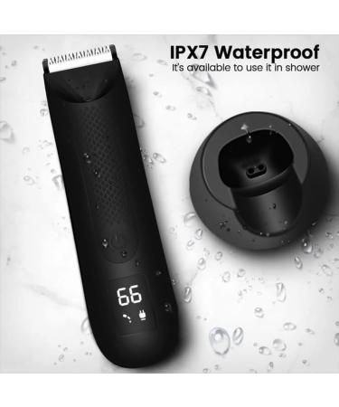 ZONTTR Trimmer for Men Replaceable Ceramic Blade Heads Waterproof Wet/Dry Groin & Body Shaver Groomer Easy to Use B - Buy Online on GoSupps.com
