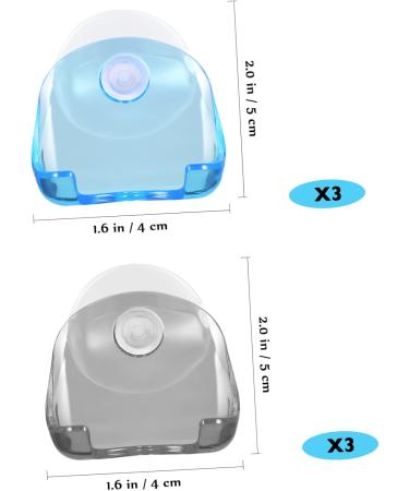 Stobaza 6-Piece Suction Hooks Set - Versatile Vacuum Holders for Haircare Bathrobes and More | International Shipping Available - Buy Online on GoSupps.com