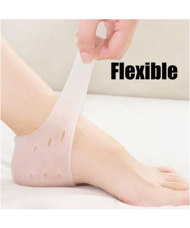 Shop Plantar Fasciitis Gel Sleeve Support - 5 Pairs Breathable Silicone Heel Cushions for Pain Relief | International Shipping - Buy Online on GoSupps.com