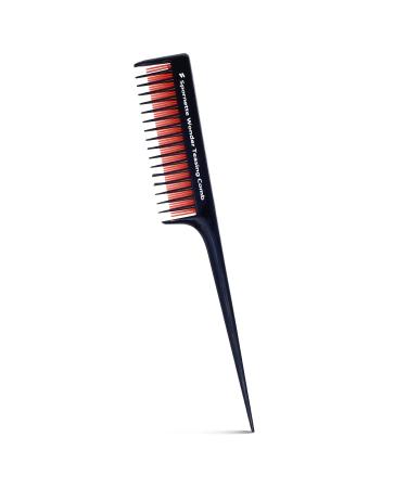 Spornette Little Wonder Teasing Comb (TC-1) - Triple Teasing Comb With A Three Row Comb And Rat Tail Handle For Parting Hair - Adds Volume To Fine  Medium  And Thinning Hair for Women and Men