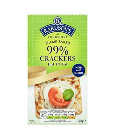 Rakusen's Rakusen's Herb and Onion Crackers 150g