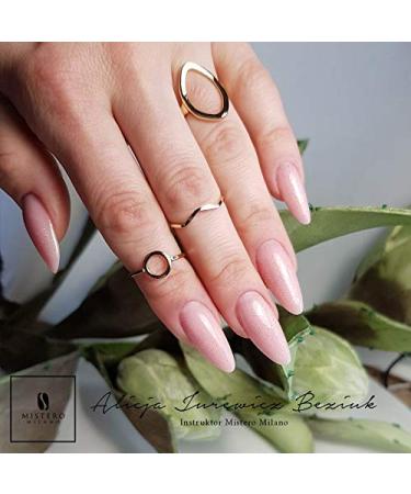 Mistero Milano Simple Shape UV LED Gel Builder - Nail Extensions Color Gel & Top Coat 15g - Acid-Free Formula for Perfect Nail Design - Buy Online on GoSupps.com