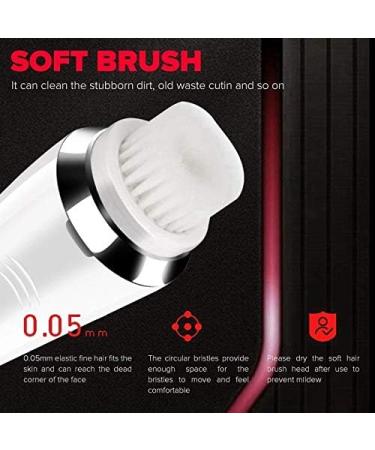 RIYAN 4 in 1 Cleansing Brush Exfoliating Cleaner Brush with 4 Brush for Exfoliating Massaging Remove Blackhead - Buy Online on GoSupps.com