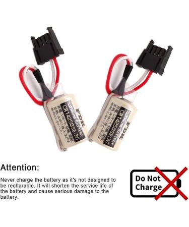 4PCS Replacement FDK CR14250SE 3V 1/2AA PLC Battery with 3 Prong Plug for 1747-BA Backup Power Supply - International Shipping Available - Buy Online on GoSupps.com