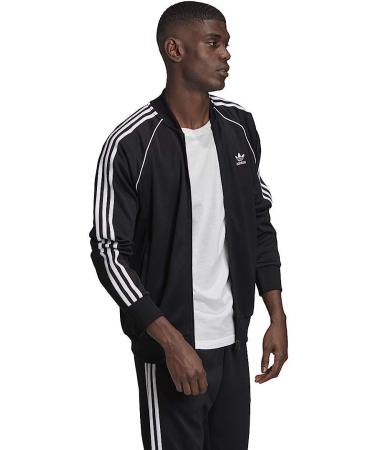 adidas Originals Men's Adicolor Primeblue SST Track Jacket XL - Black/White - Buy Online on GoSupps.com