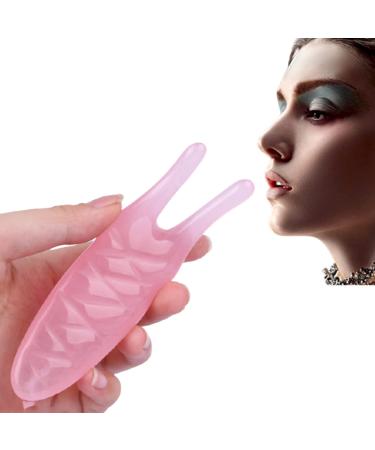 Gua Sha Facial Tools Rcool Guasha Tool for Face Gua Sha Massage Tool for Nose Face&Body Relieve Rhinitis Tensions and Reduce Puffiness. (PINK)