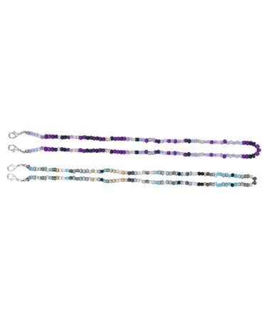 Gatuida 2 pc glasses mask chain adjustable glasses sunglasses linyard necklace tape ear cable extension buckle napklace chain earcare strapping straps masking strap face 50 0.3cm