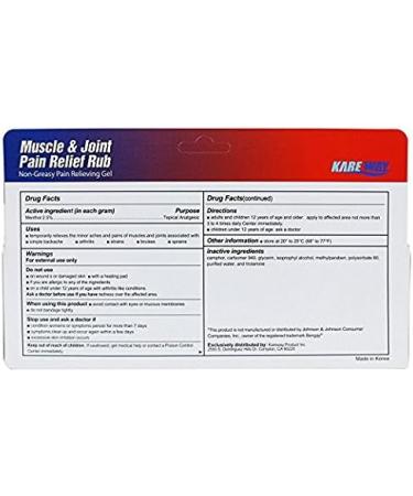 Pure-Aid Muscle & Joint Pain Relief Gel - 3 Pack (2 oz) | Effective Pain Relief for Fast Recovery | International Shipping Available - Buy Online on GoSupps.com