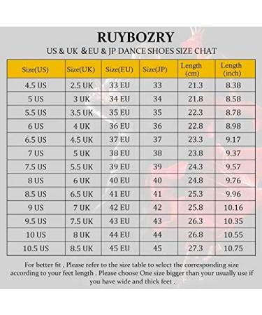 Ruybozry Women's Latin Dance Shoes - Lace-Up Closed Toe Jazz Practice Shoes Model 601 5cm Suede Sole Size 38 EU - Buy Online on GoSupps.com