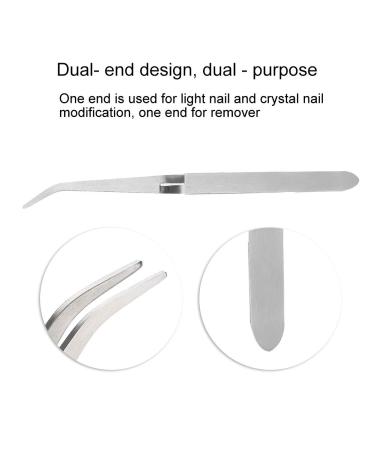 Stainless Steel Gel Nails Shaping Tweezers | Rust-Free Nail Art Tool for Beauty Salons - Buy Online on GoSupps.com