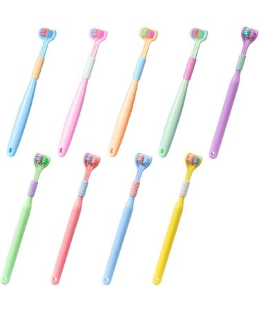 Dsouweh Sensory Toothbrush - Gentle Dental Care for Adults & Kids | Triple Brush Design in Pink - Buy Online on GoSupps.com