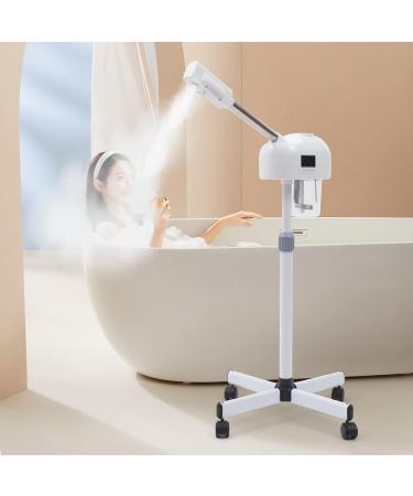 Vapeur pour le visage - Appareil vapeur - Appareil vapeur pour sauna facial - Hydratant - Pour soins du visage - Pour salon maison studio de beaut (blanc) Blanc. - Buy Online on GoSupps.com