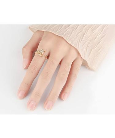 DNCG Ladies Ring Swivel Adjustable Decompression Ring - Gold - Buy Online on GoSupps.com
