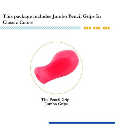 The Pencil Grip JUMBO Gripper 12 Count Classic Colors Set (TPG-11412) - Ergonomic Writing Aid - Buy Online on GoSupps.com