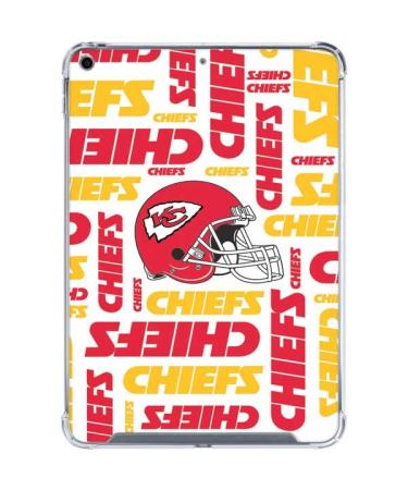 Skinit Clear Tablet Case Compatible with iPad 10.2in (2019-21) - Officially Licensed NFL Kansas City Chiefs White Blast Design