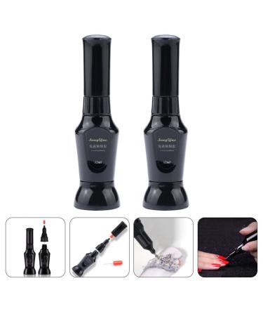 Lurrose 2-Piece Precision Nail Glue Gel Pen for Rhinestones & Glitter Ideal for Nail Art & Gemstone Application - Buy Online on GoSupps.com