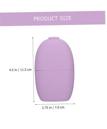 Silicone Face Ice Tray & Roller Tool - Beauty Ice Mold for Glowing Skin | 11.5x7cm Purple - Shop Internationally - Buy Online on GoSupps.com
