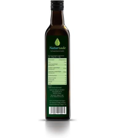  Naturzade Naturzade Black Seed Oil 1000 ml - Filtered Glass Bottle (2 x 500 ml) - Cold Pressed - Directly from the Manufacturer - Buy Online on GoSupps.com