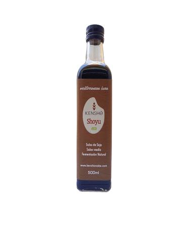Kensho Kensho Soy Sauce | Eco-Friendly Shoyu | Naturally Fermented | 100% Soybeans | Japanese Recipes (500 ml)