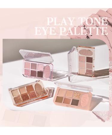 Etude Play Tone Eyepalette | Versatile Palette for Eyes & Cheeks | Easy Color Matching | Sheer Matte to Wet Glitters | K-beauty (Nude Milk Tea) - Buy Online on GoSupps.com