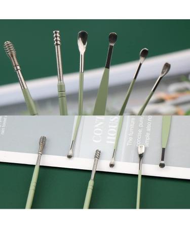 Bafnsiji 6pcs Ear Pick Earwax Removal Kit - Stainless Steel Tools with Storage Bag for Safe and Easy Ear Cleaning - Reusable Wax Removal Set - Buy Online on GoSupps.com