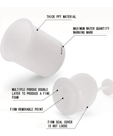 Face Cleanser Foamer Makeup Wash Bubble Maker Travel Household Rich Foam Maker Cup White rich foam maker - Buy Online on GoSupps.com