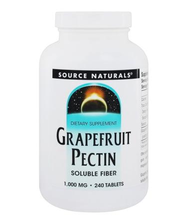 Source Naturals Grapefruit Pectin 1000 mg 240 Tablets